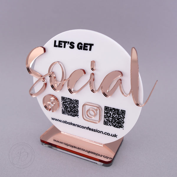 Let's Get Social SIGN