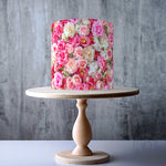 Pink Roses edible cake topper decoration