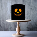 Glowing Pumpkin Halloween edible cake topper decoration