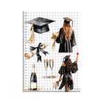 Graduation / Student / Collegiate edible cake decoration set