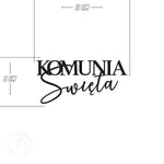 KOMUNIA Swieta - First Holy Communion charm