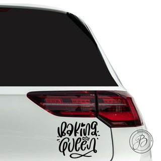 Baking Queen Vinyl Sticker