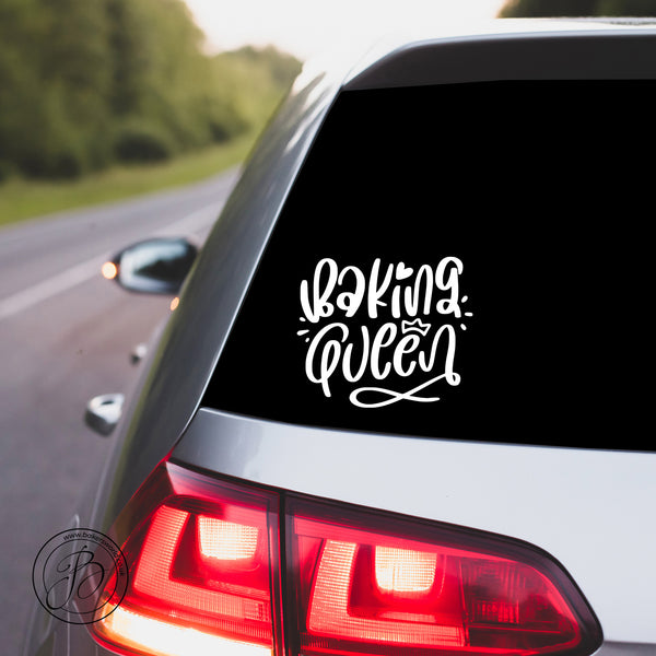 Baking Queen Vinyl Sticker