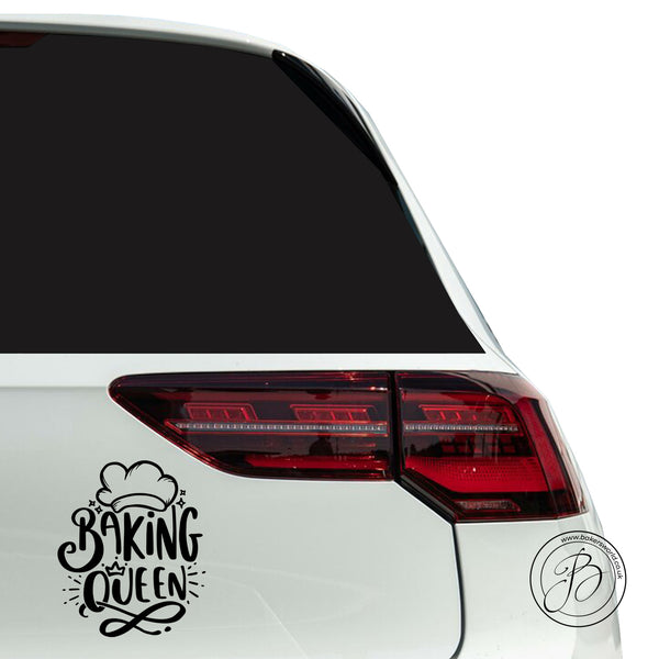 Baking Queen Vinyl Sticker