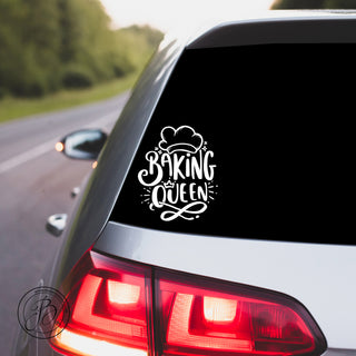 Baking Queen Vinyl Sticker