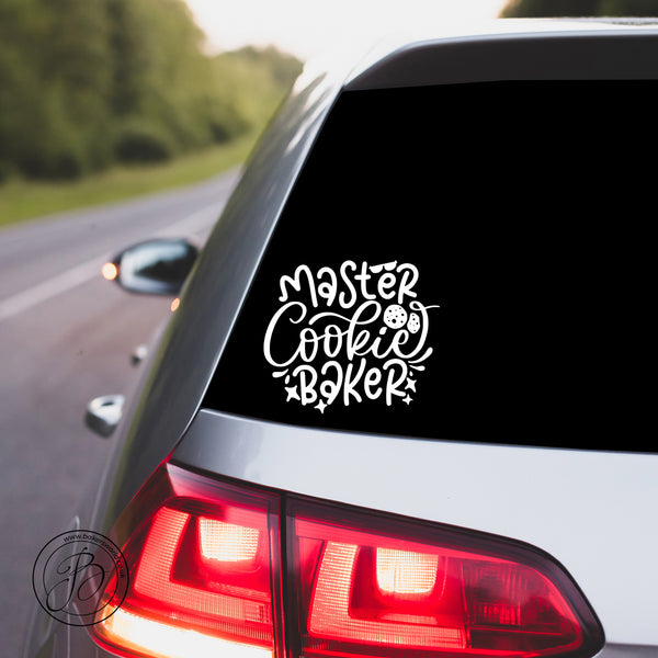 Master Cookie Baker Vinyl Sticker