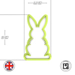 Bunny with carrots Easter Cookie and Fondant cutter