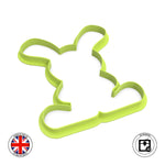 Large funny bunny Easter Cookie and Fondant cutter