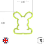 Small funny bunny Easter Cookie and Fondant cutter