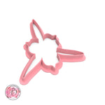 Peony Flower Calyx Template Cookie and Fondant cutter