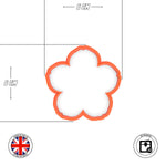 Set of 6 Cherry Flower Template Cookie and Fondant cutter