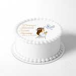 Personalised Pierwsza Komunia Święta Communion Girl 7.5in round edible cake topper decoration