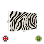 Zebra Skin Texture Animal Pattern edible cake topper decoration