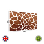 Real Giraffe Skin Texture Animal Pattern edible cake topper decoration