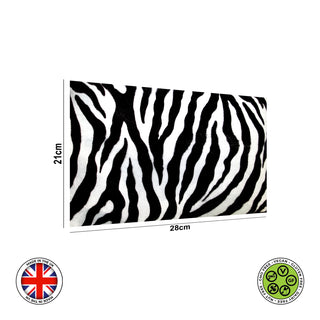 Real Zebra Skin Texture Animal Pattern edible cake topper decoration