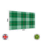 Christmas Green White Seamless Tartan Pattern edible cake topper decoration