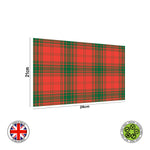 Christmas Red-Orange Green Seamless Tartan Pattern edible cake topper decoration