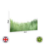 Green Watercolour Ombre Pattern edible cake topper decoration