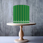 American football field Pattern edible cake topper decoration