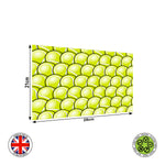 Tidy Tennis Balls Seamless Pattern edible cake topper decoration