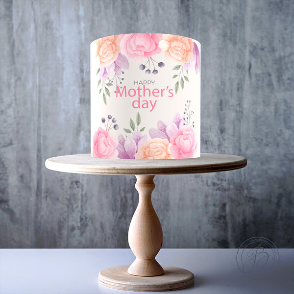 HAPPY Mother's day edible cake topper decoration