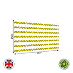 CAUTION Hazard Tape seamless pattern edible cake topper decoration