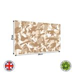 Desert seamless camouflage pattern edible cake topper decoration