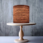 Tree Bark Texture Wood Log edible cake topper decoration