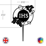 IHS - First Holy Communion cake topper