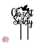 Chrzest Swiety - christening cake topper