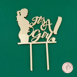 it's a Girl - baby shower cake topper