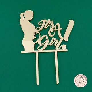 it's a Girl - baby shower cake topper