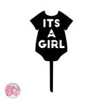 it's a Girl - baby shower cake topper