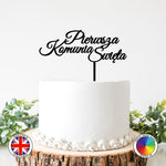 Pierwsza Komunia Swieta - First Holy Communion cake topper