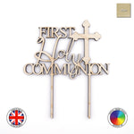 First Holy Communion cake topper (Cross)