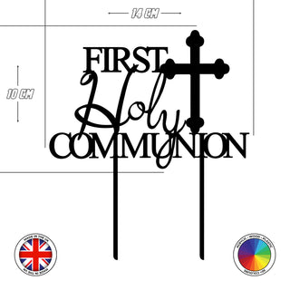 First Holy Communion cake topper (Cross)