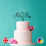 Mr & Mrs - wedding cake topper