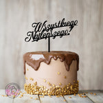 Wszystkiego Najlepszego! - birthday cake topper