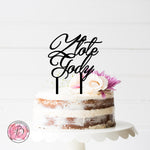 Zlote gody - wedding anniversary cake topper