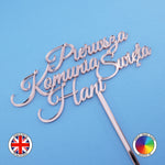 Personalised Pierwsza Komunia Swieta - First Holy Communion cake topper