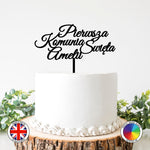 Personalised Pierwsza Komunia Swieta - First Holy Communion cake topper