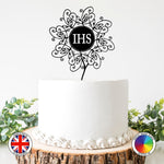 IHS - First Holy Communion cake topper