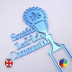 Personalised IHS First Holy Communion cake topper (Chalice)