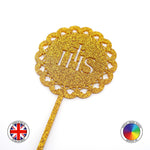 IHS - First Holy Communion cake topper