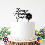 Pierwsza Komunia Swieta IHS - First Holy Communion cake topper