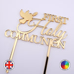 First Holy Communion cake topper