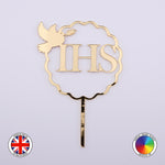 IHS - First Holy Communion cake topper