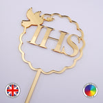 IHS - First Holy Communion cake topper