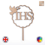 IHS - First Holy Communion cake topper