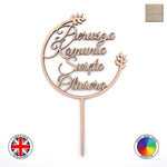 Personalised Pierwsza Komunia Swieta - Hoop First Holy Communion cake topper